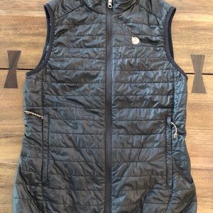 Black Fjallraven Abisko padded woman’s vest size SMALL